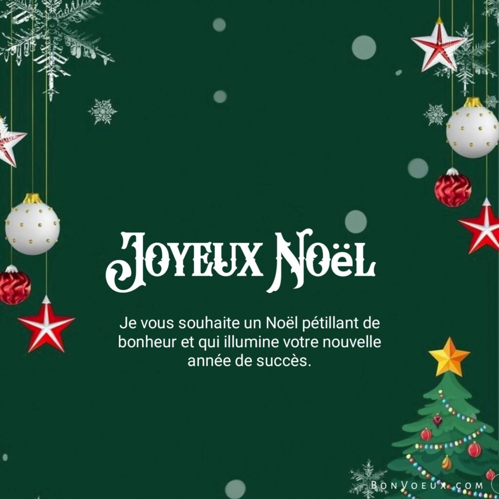 Courts vœux de Noël