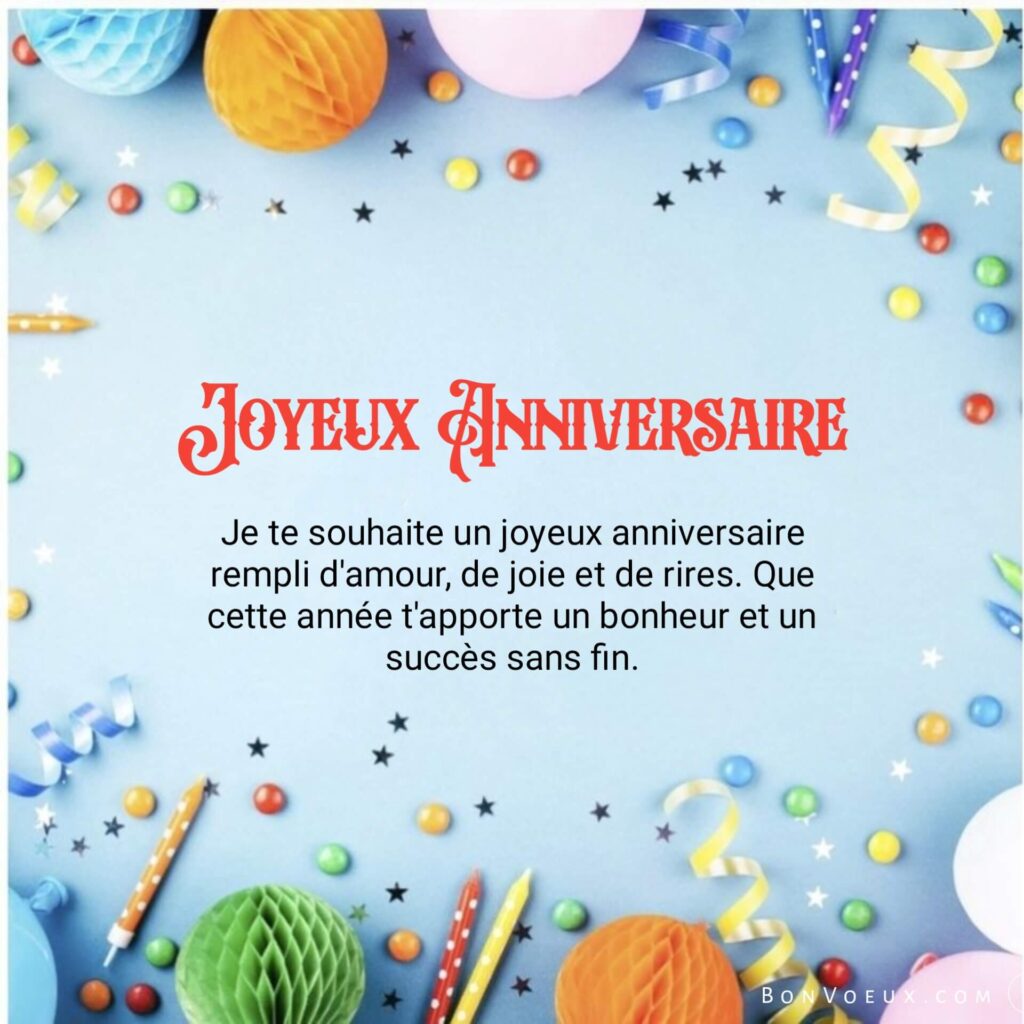 Joyeux Anniversaire à Tous